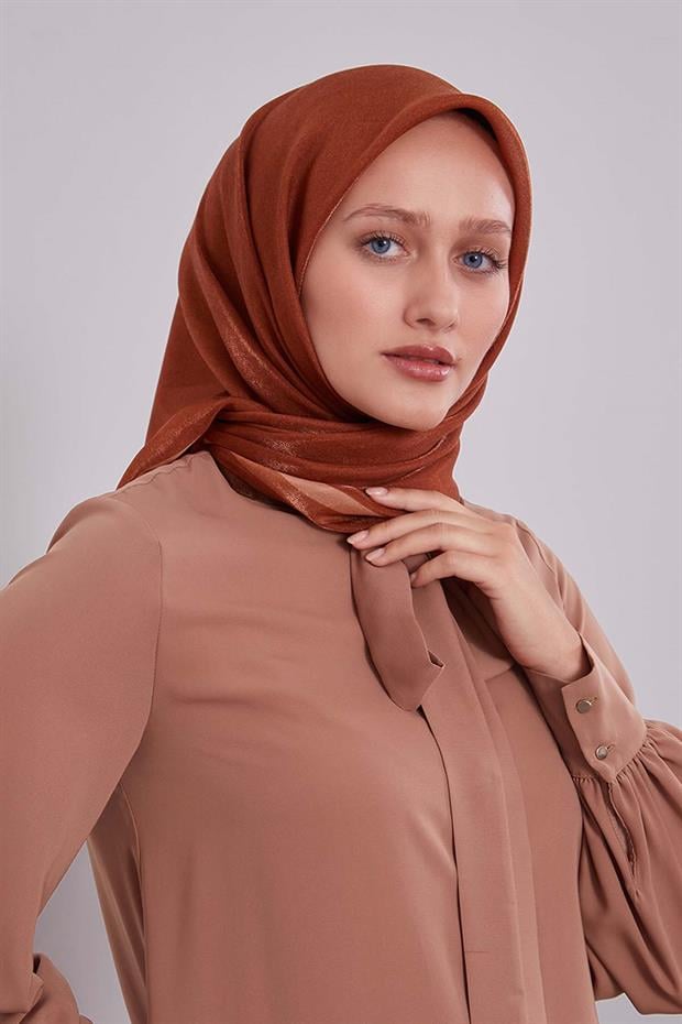 Kiremit Kehribar Eşarp