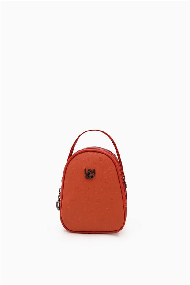 Kiremit Oval Model Omuz Çantası