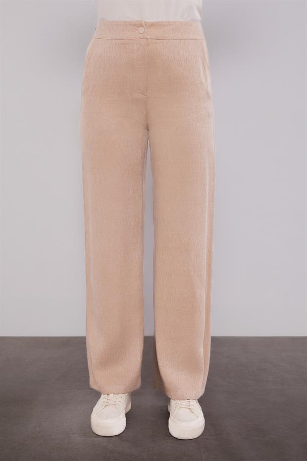 Koyu Bej Çift Renkli İkili Takım