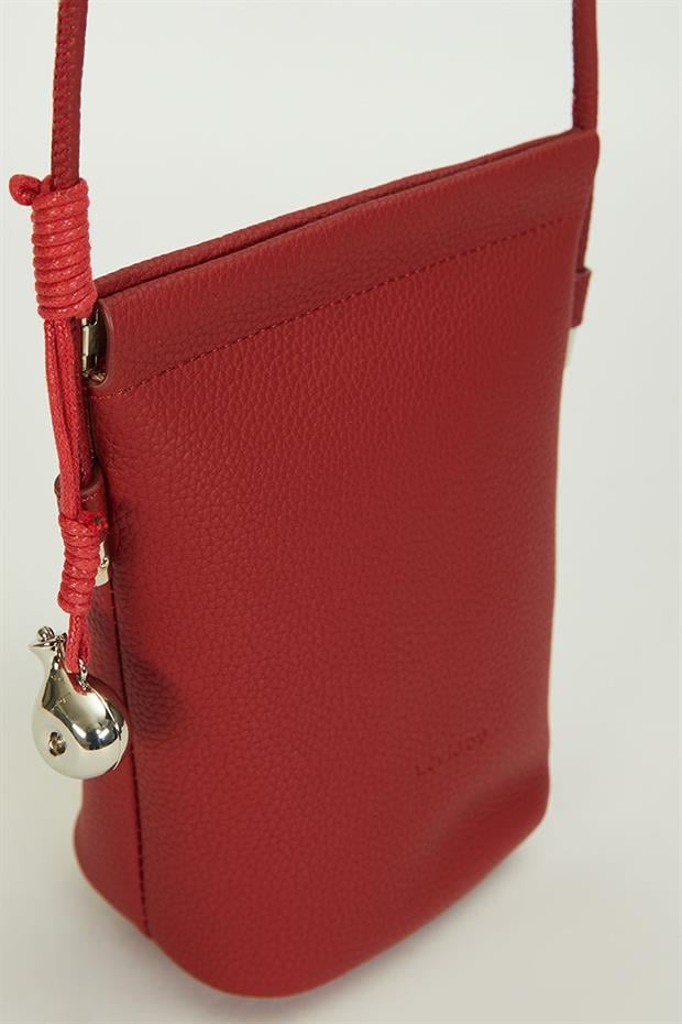 Koyu Kahve Metal top Aksesuarlı Omuz Çantası