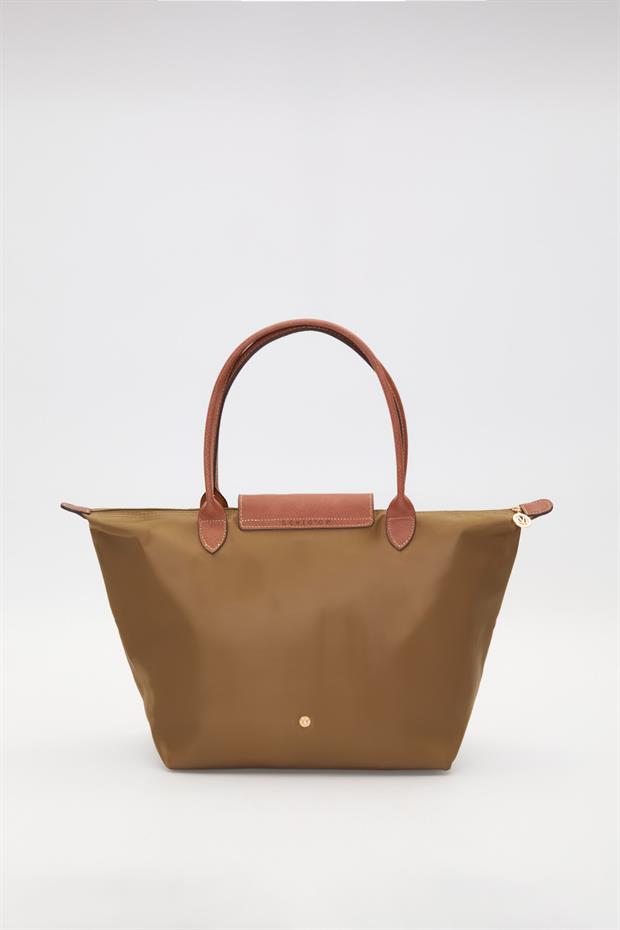 Koyu Yeşil Deri Askılı Tote Omuz Çantası