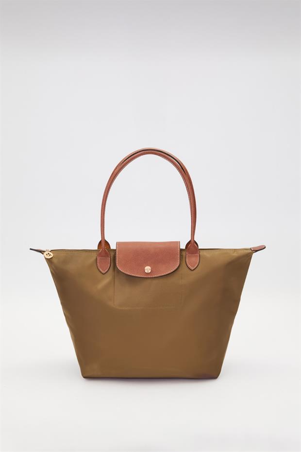 Koyu Yeşil Deri Askılı Tote Omuz Çantası