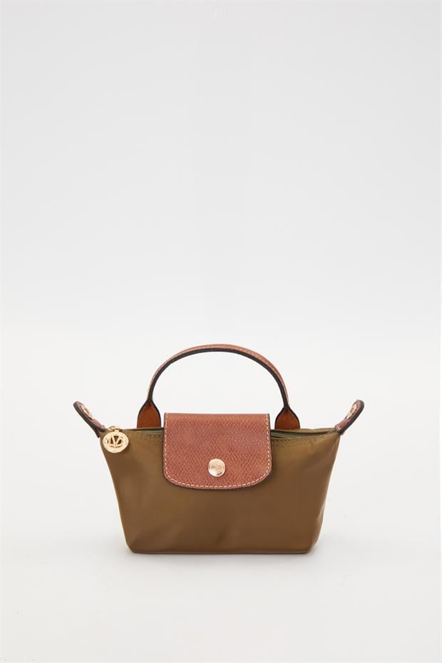 KOYU YEŞİL C12 9604 Deri Kapak Detaylı El Çantası