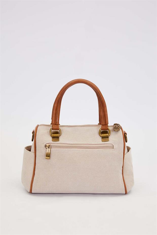 Krem Çok Gözlü El Kanvas El Çanta