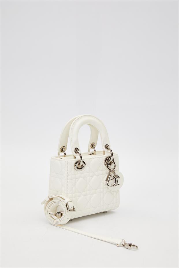 Krem Silver Akseusar Detaylı El Çantası