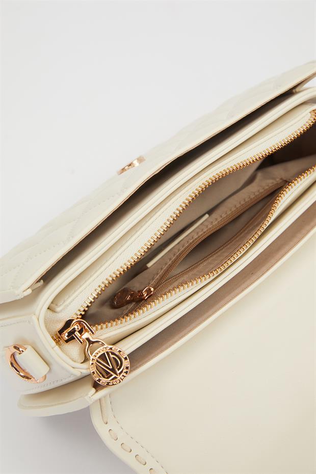 Krem Toka Detay Omuz Çantası