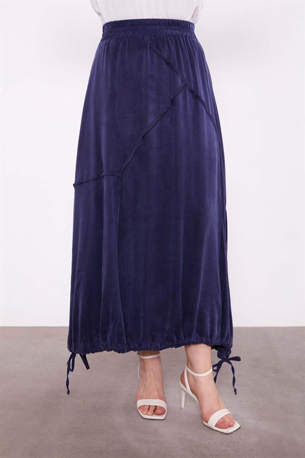 Lacivert Asimetrik Model Cupra Etek Takım