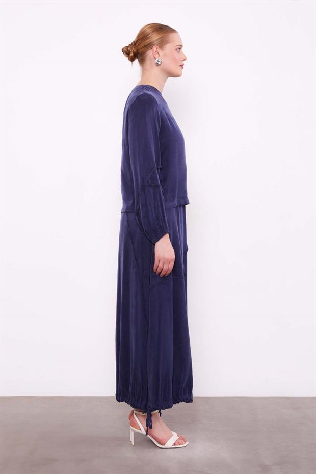 Lacivert Asimetrik Model Cupra Etek Takım