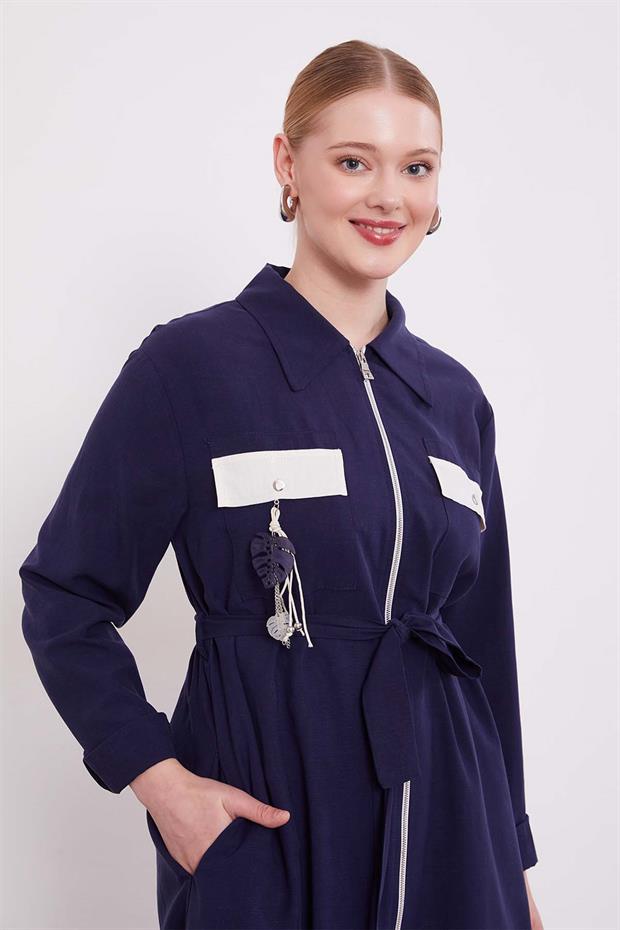 Lacivert Cep Aksesuar Detaylı Cupra Kap