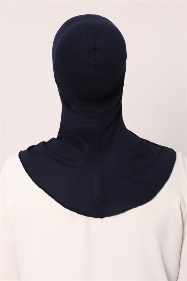 Lacivert Hijabchi Boyunluklu Bone