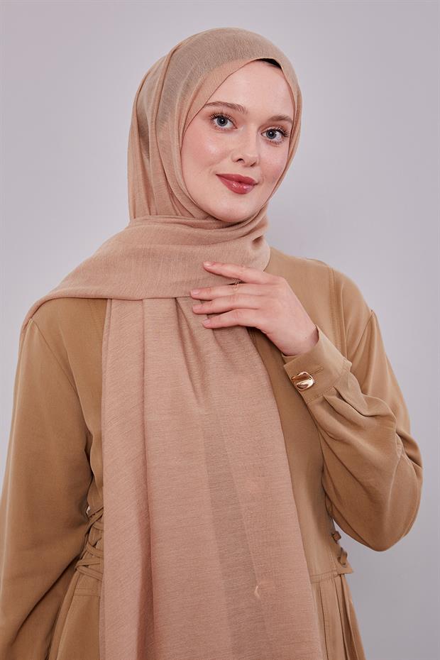 Latte Arlyn Düz Şal