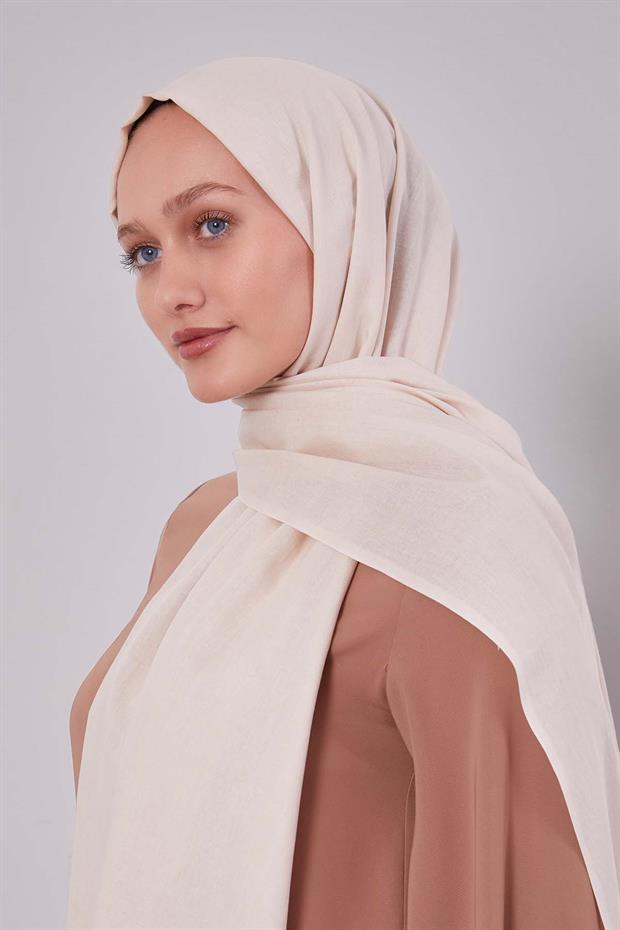 Latte Düz Tensel Şal