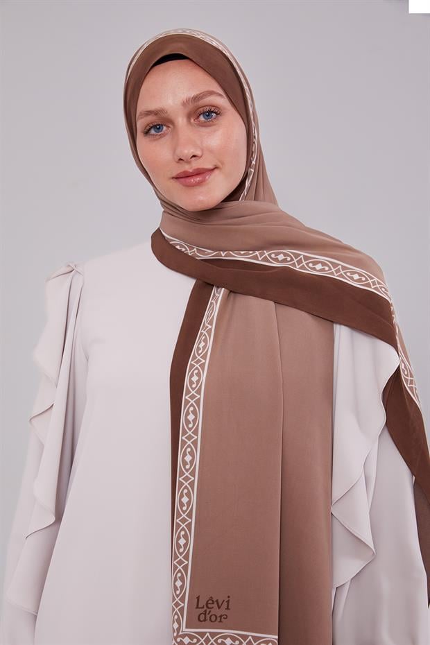 Latte Örgü Desen Medine İpeği