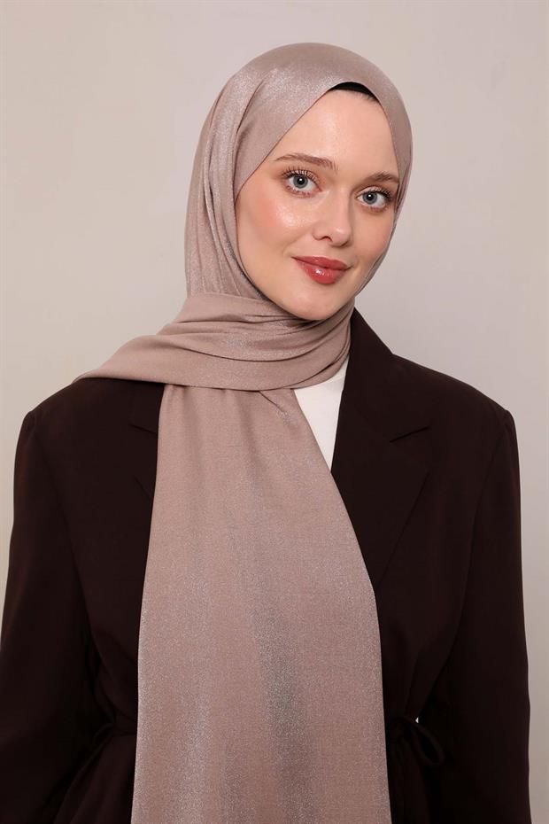 Latte Simli Bodrum Şal