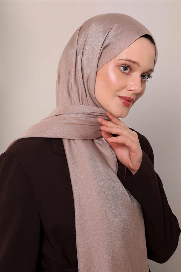 Latte Simli Bodrum Şal