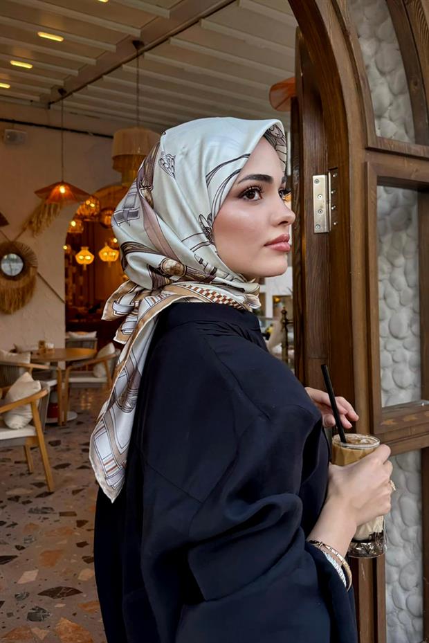 Latte Twill İpek Eşarp Lunera Koleksiyonu