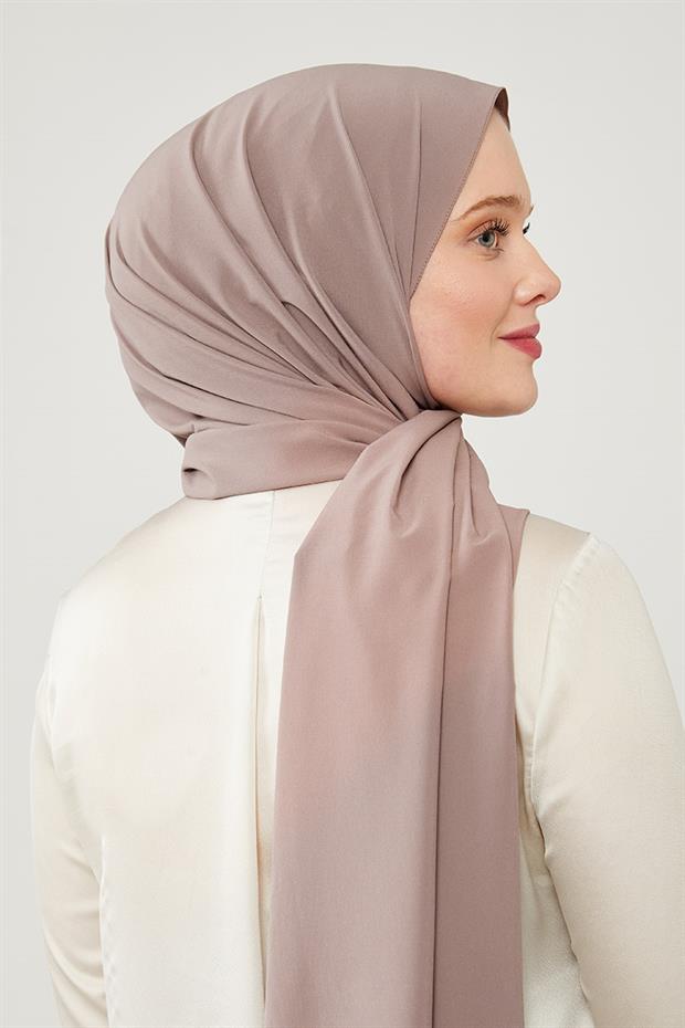 Açık Leylak Düz Desen Elegance Şal