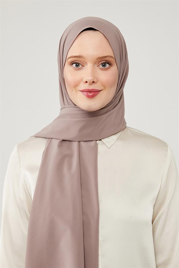 Açık Leylak Düz Desen Elegance Şal