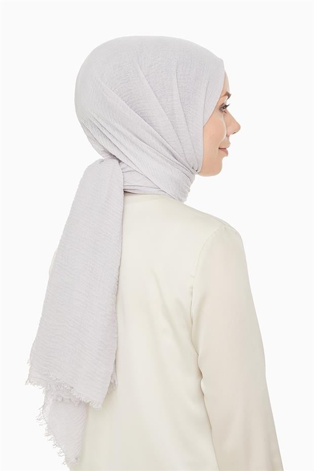 Açık Gümüş Bürümcük Şal