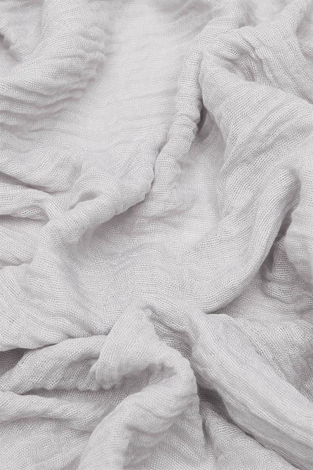 Açık Gümüş Bürümcük Şal