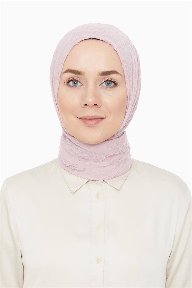 Açık Pembe Bambu Kraş Şal