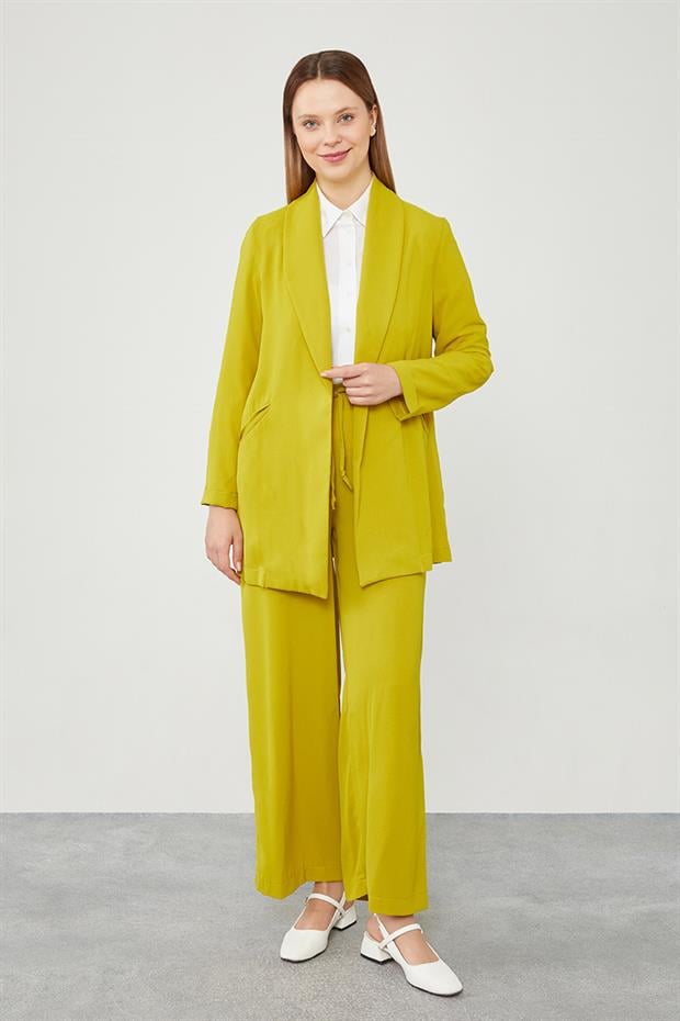 Asit Şal Yaka Ceket Takım