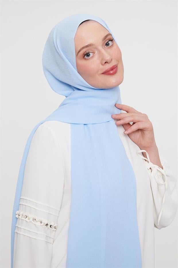 Bebe Mavisi Düz Aerobin Şal