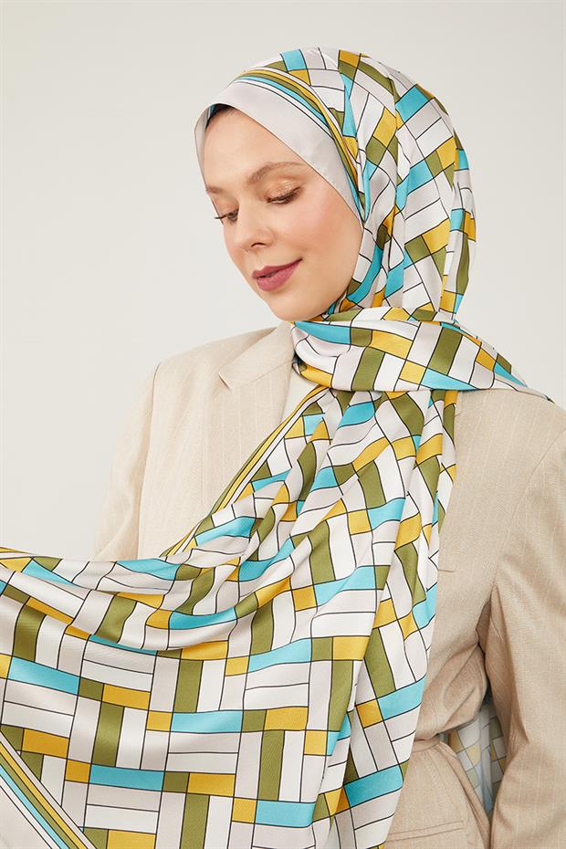 Bej Küp Desen Angel Şal