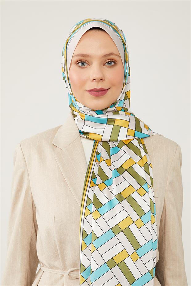 Bej Küp Desen Angel Şal