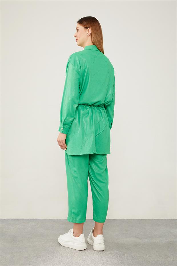 Benetton Beli Büzgülü Pantolonlu Spor Takım