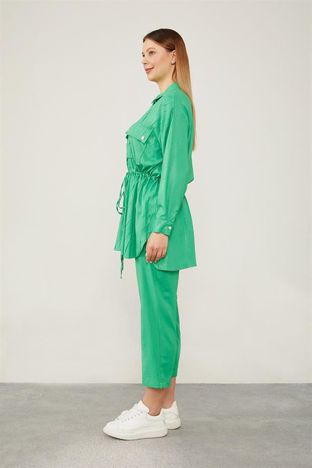 Benetton Beli Büzgülü Pantolonlu Spor Takım