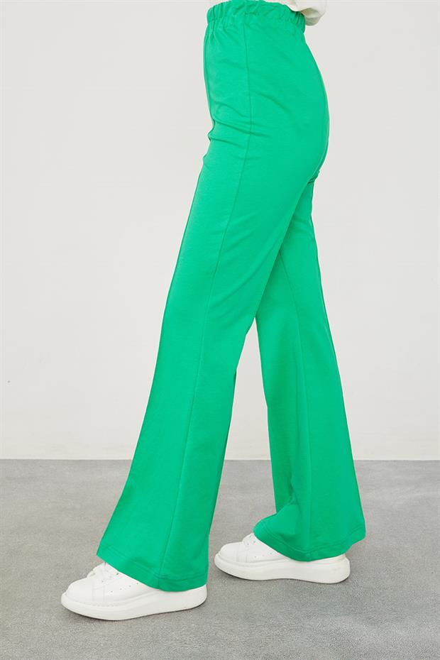 Benetton Beli Lastikli Nervürlüı Pantolon