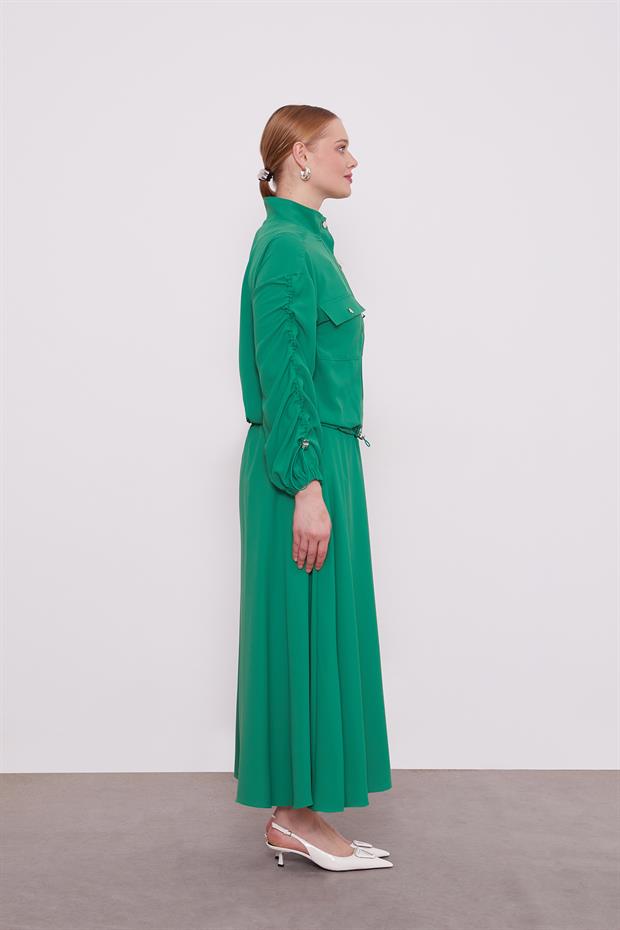 Benetton Bomber Ceketli Etek Takım