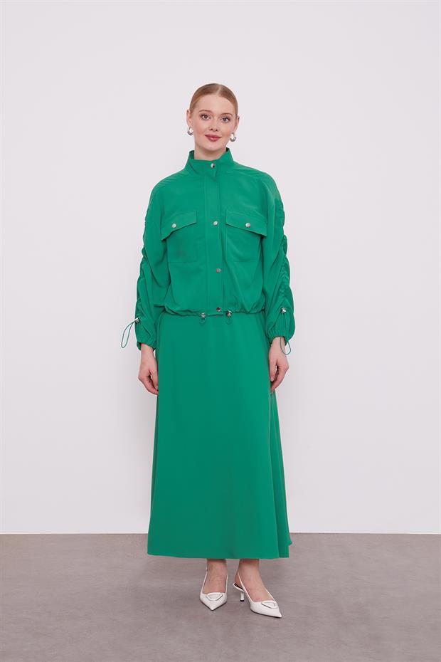 Benetton Bomber Ceketli Etek Takım