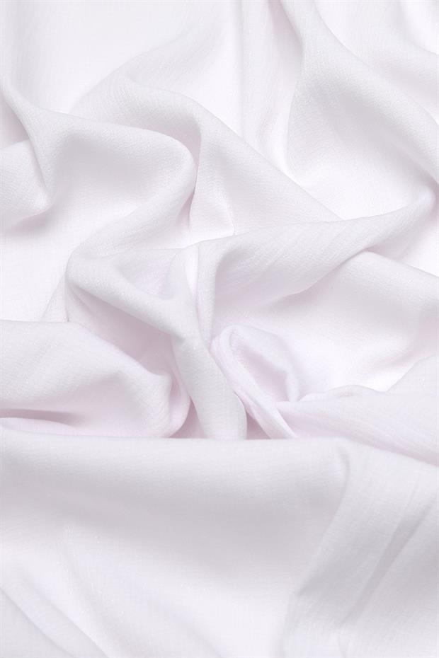 Beyaz Atlantis Simli Şal