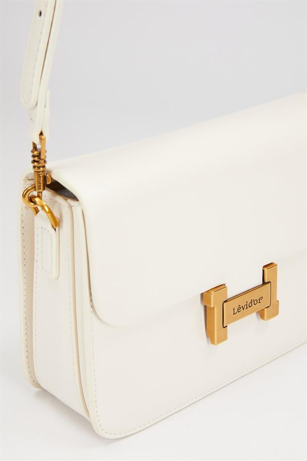 Beyaz Omuz Çantası