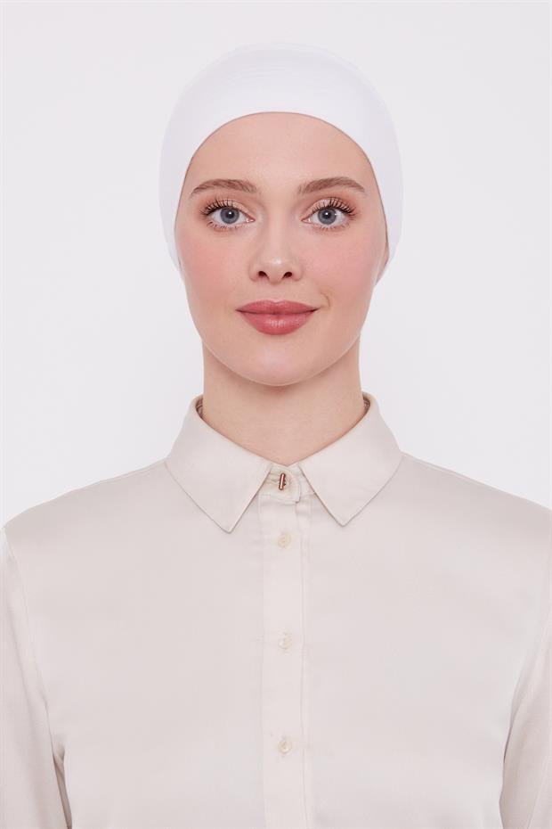 Beyaz Silikonlu Bandana