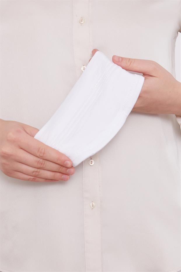 Beyaz Silikonlu Bandana