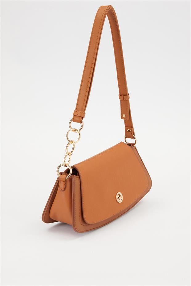 Camel Oval Sekilli Omuz Çantası