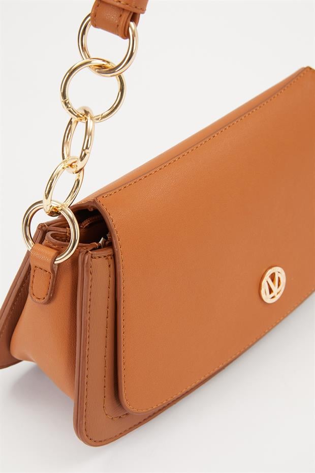Camel Oval Sekilli Omuz Çantası