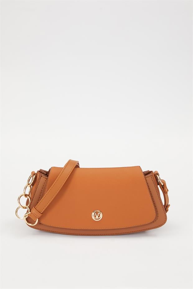 Camel Oval Sekilli Omuz Çantası