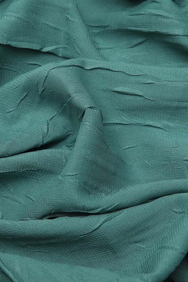 Çimen Yeşili Kraş Şifon Eşarp