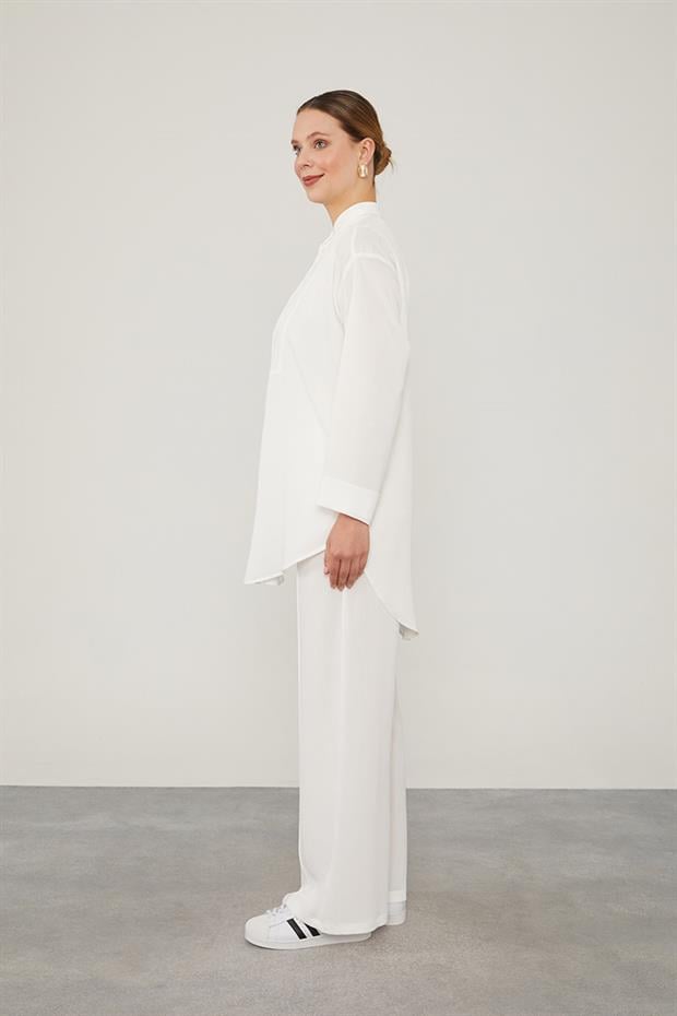 Ekru Hakim Yaka Piliseli İkili Takım