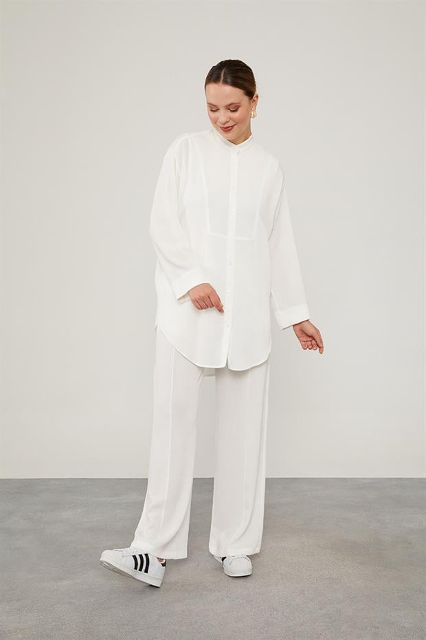 Ekru Hakim Yaka Piliseli İkili Takım