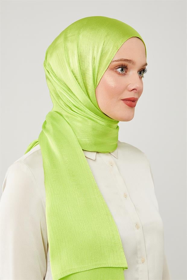 Fıstık Yeşili Janjan Şal