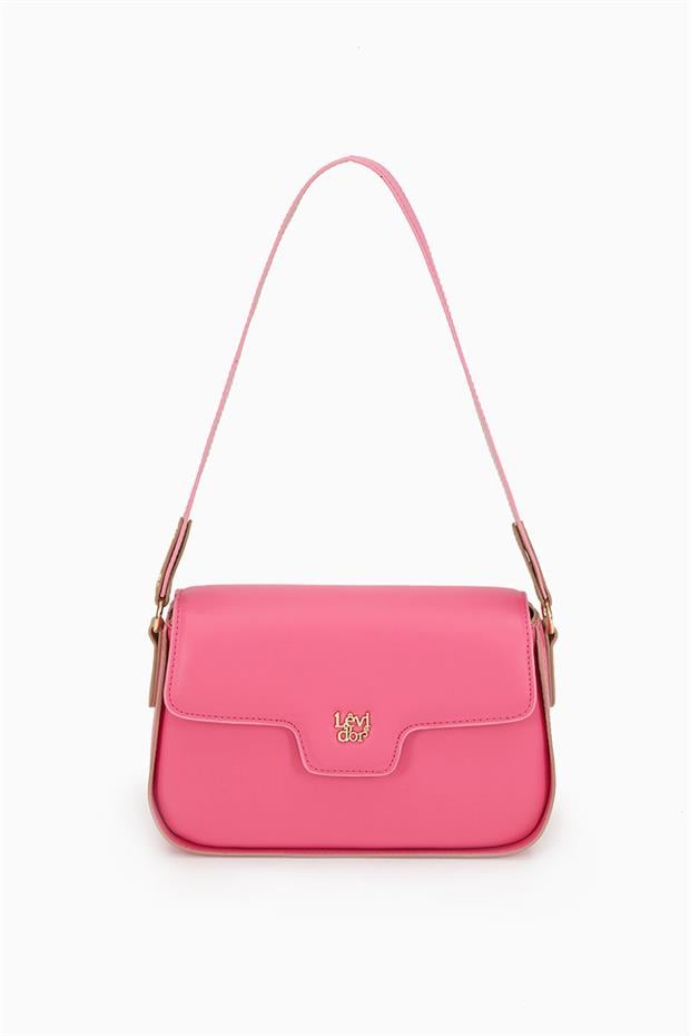 Fuşya Ayarlanabilir Askılı Omuz Çantası