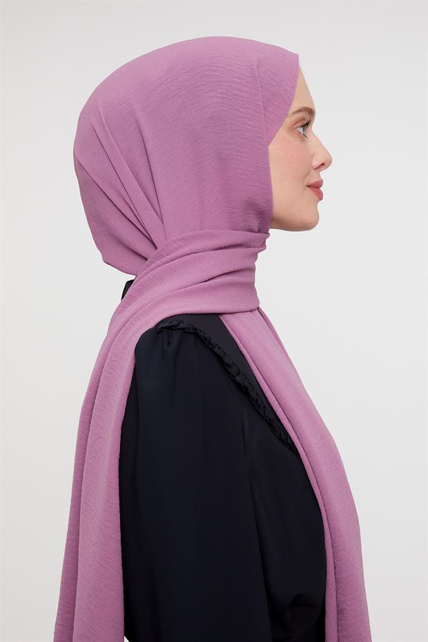 Fuşya Düz Aerobin Şal