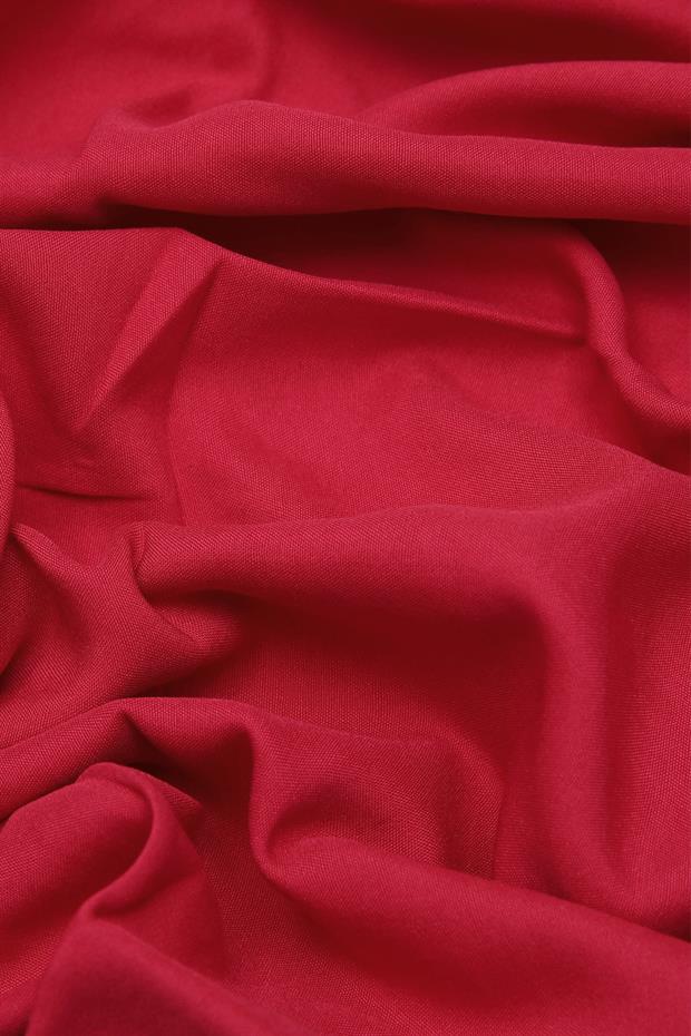 Fuşya Pamuk Cazz Kare Eşarp