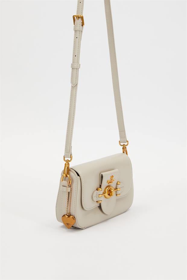 Gri Çevirme Kilit Omuz Çantası