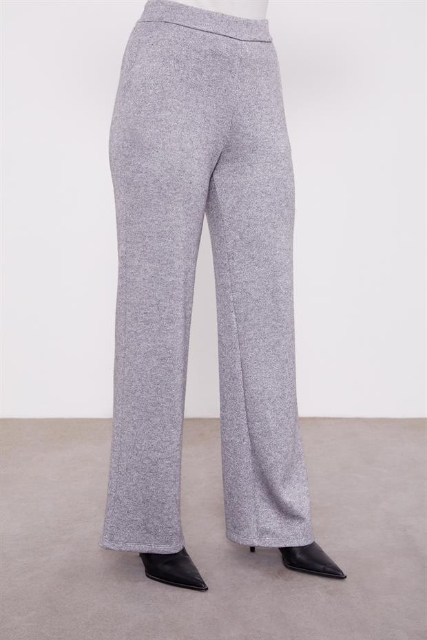 Gri Sim Detaylı Kaşmir İkili Takım